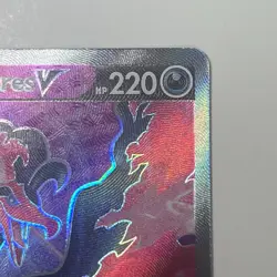 Pokemon TCG Galarian Moltres V Full Art 176/198 Chilling Reign Holo Rare Card NM - Image 3