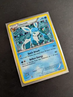 Glaceon BW90 Black Star Holo Promo 2013 Played Pokemon Card - Image 2