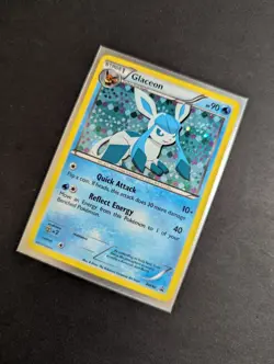 Glaceon BW90 Black Star Holo Promo 2013 Played Pokemon Card - Image 3