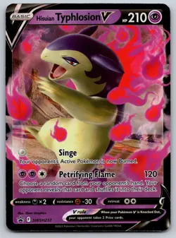 Hisuian Typhlosion V - SWSH237 SWSH: Sword & Shield Promo Cards NM Pokemon Card - Image 1