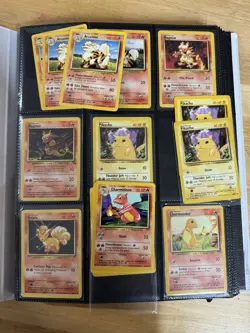 100 + Card Pokemon Vintage Bulk Lot Binder Included! - Image 2
