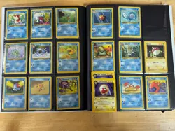 100 + Card Pokemon Vintage Bulk Lot Binder Included! - Image 5
