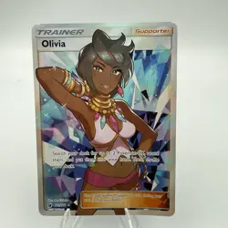 Olivia Full Art Trainer 119/147 Burning Shadows Pokemon Card NM Ultra Rare - Image 1