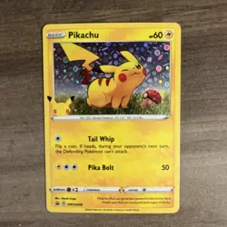 Pokemon Pikachu General Mills 25th Anniversary Holo Foil Promo Card MINT SWSH039 - Image 1