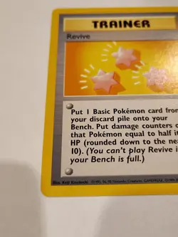 REVIVE - 89/102 - Base Set -VIntage - 1999-WOTC - Pokemon Card - Mp - Image 5