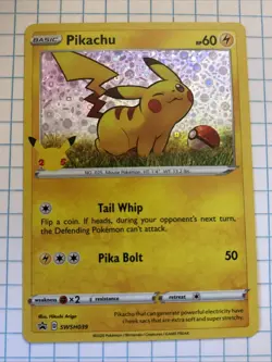 Pikachu - (General Mills) SWSH039 Miscellaneous Cards & Products Holo - Image 1