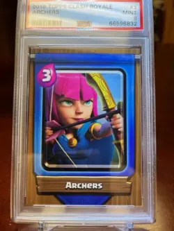 2018 Topps Clash Royale Card Archers PSA 9 2nd graded ever - Image 1