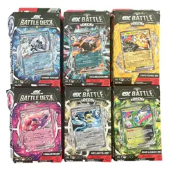 Pokemon TCG EX Battle Deck Bundle Lot 6 DECKS No Cards - Image 1