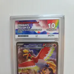 ACE 10 Ethan’s Ho-Oh EX 230/182 Destined Rivals Secret Rare Pokemon Card - Image 2
