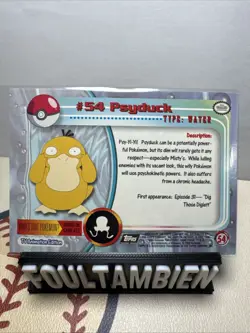 Topps Pokemon Tv Animation Series Psyduck Foil Card - Image 2