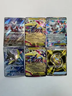 Pokemon Mega Evolutions Card 6 Lot Illustration Rare Ultra Rare NM - Image 1