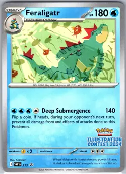 Feraligatr - (Illustration Contest 2024) Promo SV: Promo Cards 213 NM - Image 1