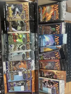 Magic the gathering lot of opened Booster Packs - Image 1