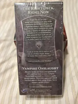 MTG Magic Vampire Onslaught Core Set 2012 M12 Event Deck Factory Sealed SeePics - Image 3