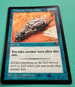 Temporal Manipulation - Portal Second Age - MTG - Magic the Gathering - Image 1