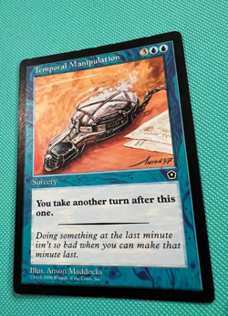 Temporal Manipulation - Portal Second Age - MTG - Magic the Gathering - Image 3