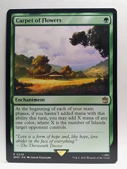 ​Carpet of Flowers - Doctor Who - Magic The Gathering - Image 1