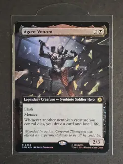 MTG Marvel's Spider-Man Agent Venom (Extended Art) R 255 Foil - Image 1