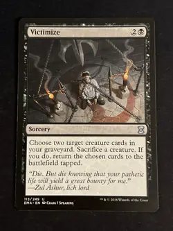 1x Victimize (113) Eternal Masters LP MTG Magic the Gathering x1 MKE - Image 1