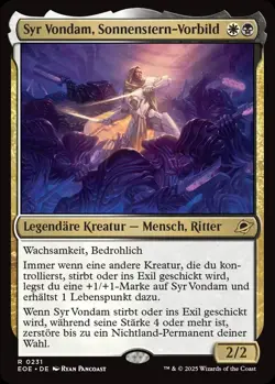 MTG I Syr Vondam, Sonnenstern-Vorbild I Am Rande Der Ewigkeit I EOE 0231 FOIL NM - Image 1