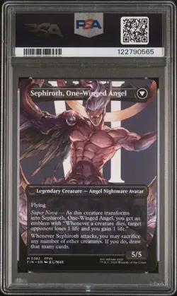 MTG Final Fantasy Sephiroth, Fabled Soldier 382 PSA 10 GEM MINT - Image 2