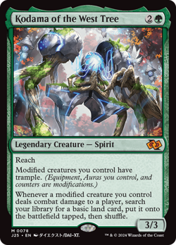 Kodama of the West Tree (Anime) #78 | NM | Foundations Jumpstart Magic MTG - Image 1