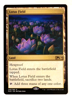 Near Mint - Lotus Field - M20 - Core Set 2020 - Magic the Gathering - MTG - Image 1