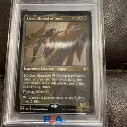 PSA 10 Gem Liesa, Shroud of Dusk (Foil Etched) Commander Legends - MTG RARE - Image 2