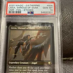 PSA 10 Gem Liesa, Shroud of Dusk (Foil Etched) Commander Legends - MTG RARE - Image 3