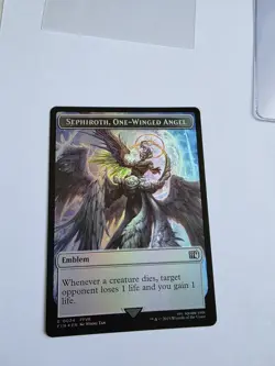 Emblem - Sephiroth, One-Winged Angel Robot Warrior Double-Sided Token Final... - Image 1