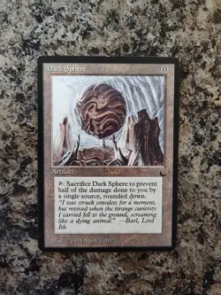 Dark Sphere - The Dark - Magic The Gathering - MP - Image 1