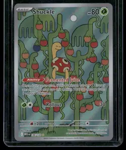 136/132 Shuckle - ME01 Mega Evolution - Illustration Rare NM Pokemon - Image 1