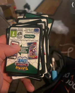 44 Pokemon TCG Online Code Cards Lot - Bulk Random Mix Unused - Image 1