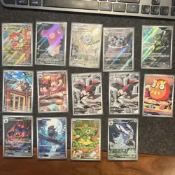Large Pokemon Black Bolt And White Flare Hit Lot (Full Arts, IRs, Etc.) - Image 3
