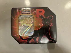 Pokemon Sealed Destined Rivals Team Rocket Tin Set of 3 New - Image 3