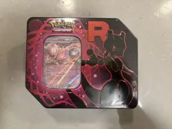 Pokemon Sealed Destined Rivals Team Rocket Tin Set of 3 New - Image 4