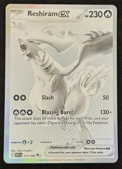 Reshiram EX 173/086 - Black/White Rare - Pokemon White Flare - English - NM/M - Image 1