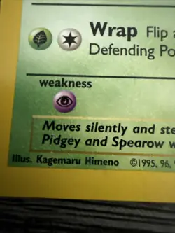 Moderately Played, English Pokemon Regular Ekans - 46/62 - Common - Image 3