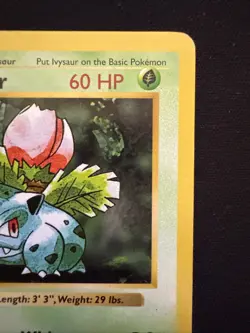 Ivysaur Shadowless 30/102 Uncommon WOTC Pokemon TCG Base Set - Image 4
