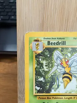 Beedrill 17/102 - Base Set - Rare Non Holo - 1999 Pokemon MP - Image 2