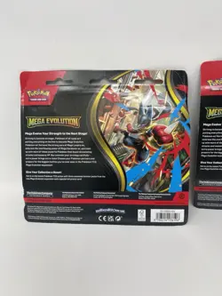 Lot Of 2 Pokemon TCG ME01 Mega Evolution 3 Pack Blisters Sealed Bundle - Image 4