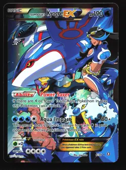 Pokemon Team Aqua's Kyogre EX 6/34 Primal Clash Ultra Rare Holo HP - Image 1