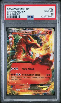 2014 Pokemon Xy Flashfire Charizard EX Flashfire PSA 10 #12 - Image 1