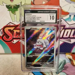 CGC 10 Greavard 214/198 Illustration Rare - Scarlet & Violet - Pokemon TCG - Image 1