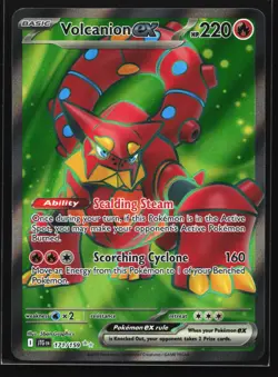 Pokemon Volcanion ex 171/159 Journey Together Ultra Rare Full Art Holo NM - Image 1
