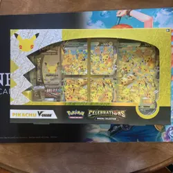 Pokemon Celebrations 25th Anniversary Pikachu V-union Premium Collection Sealed 820650809156 - Image 1