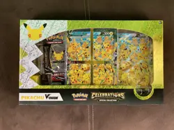 Pokemon Celebrations 25th Anniversary Pikachu V-union Premium Collection Sealed 820650809156 - Image 1