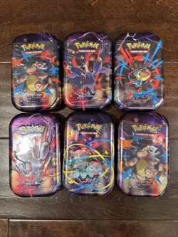 TCG Pokemon Mega Evolutions Mega Heroes Mini Tins | Set Of 6 | Sealed FREE SHIP - Image 1