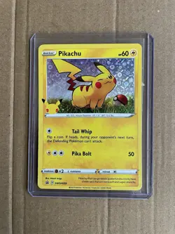 POKEMON PIKACHU GENERAL MILLS SWSH039 BLACK STAR PROMO HOLO 25TH ANNIVERSARY (D) - Image 1