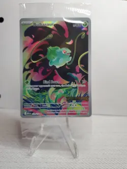 Pokemon Bulbasaur 133/132 English Mega Evolution Stamped Promo SEALED - Image 1